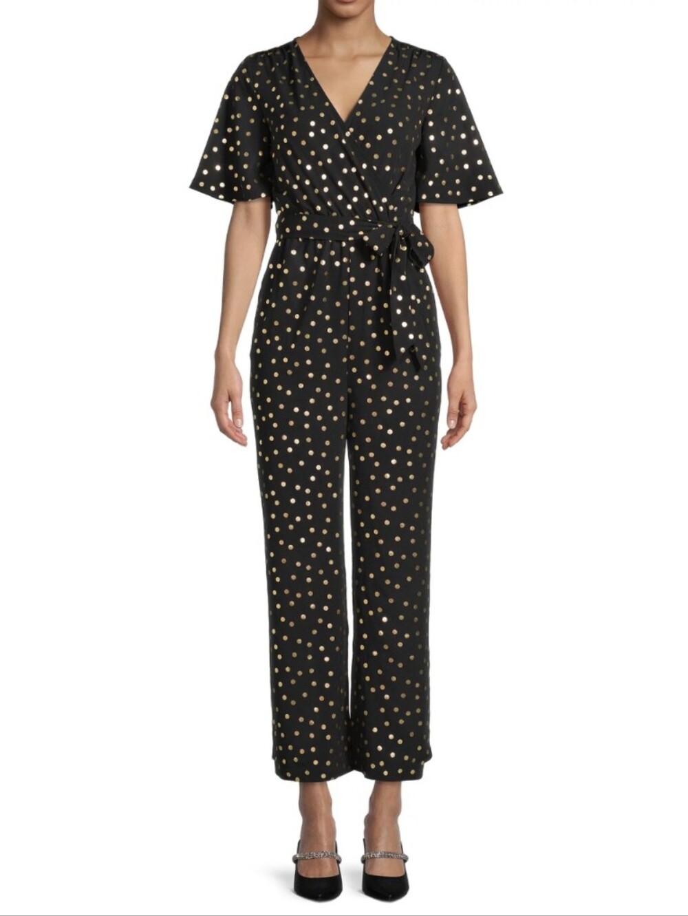 The Get Women's Wrap Bodice Jumpsuit - NWT!